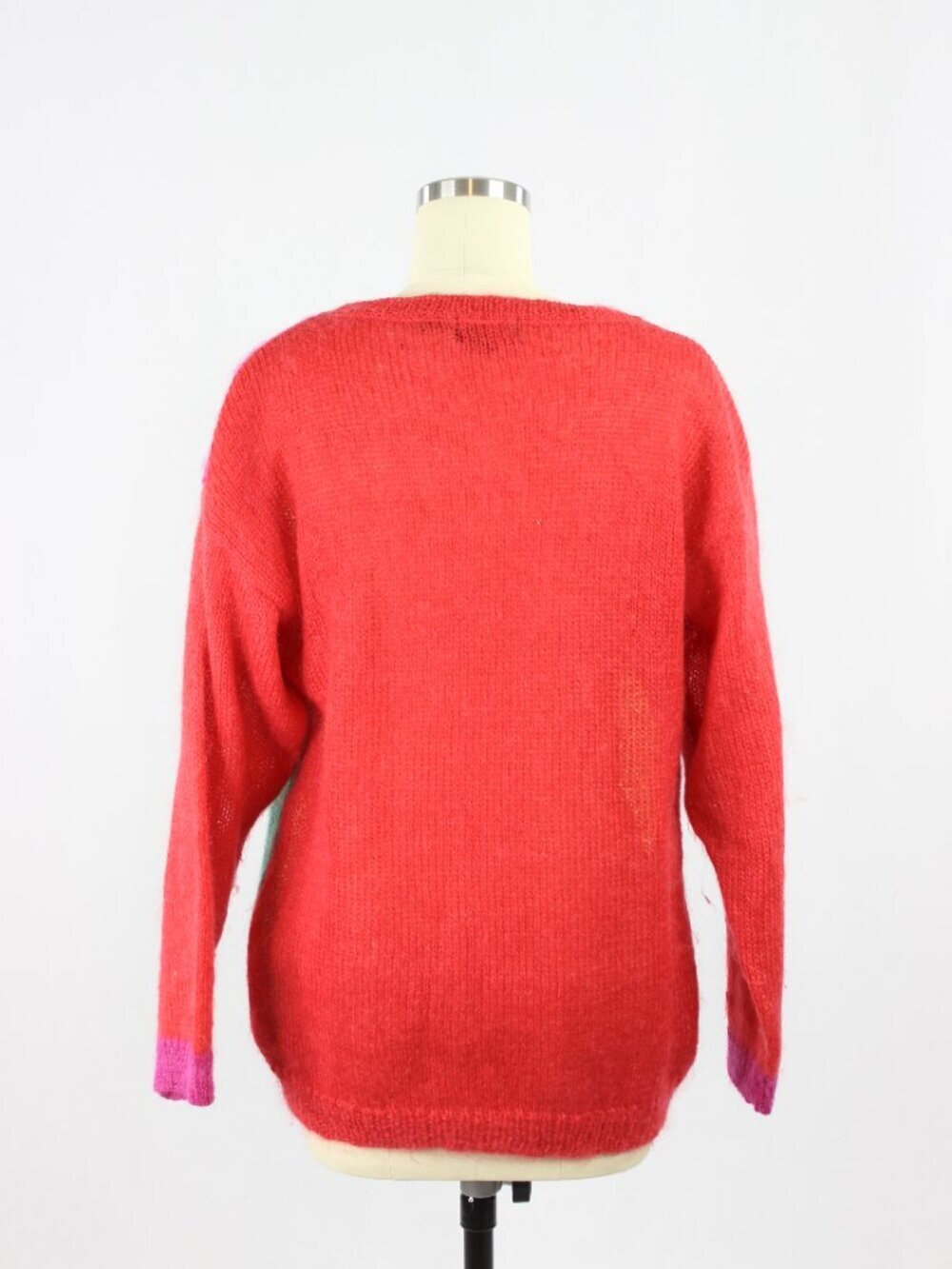 Vintage 80's RENEE TENER for JEANNE PIERRE Art Picasso Mohair Sweater, Size M - Picture 3 of 13